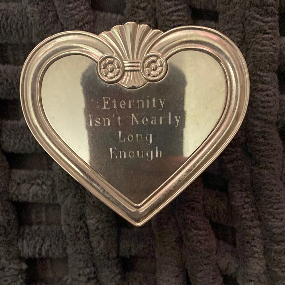 Things Remembered Engraved Silver Heart Candle
